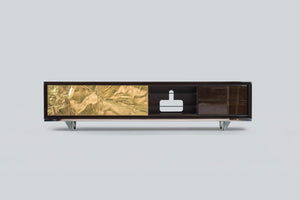 Kres TV Cabinet Gold Leaf