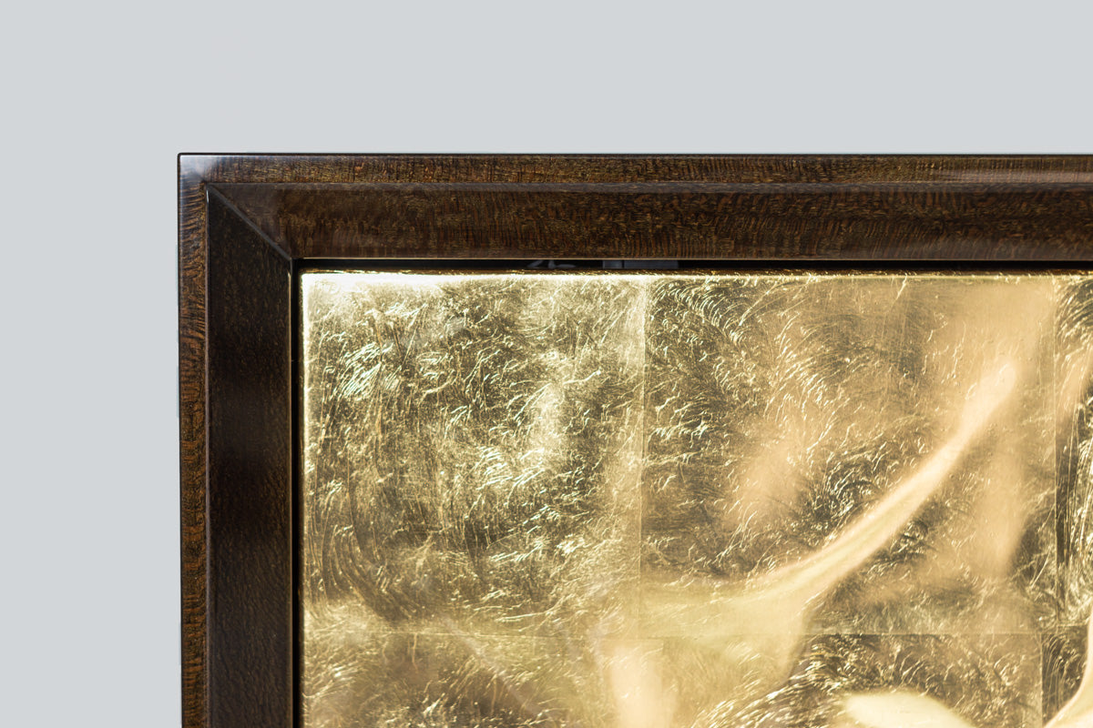 Kres TV Cabinet Gold Leaf