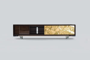 Kres TV Cabinet Gold Leaf