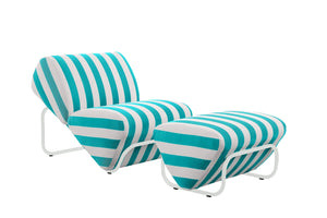 Outdoor Trend Module Lounge & Footstool set