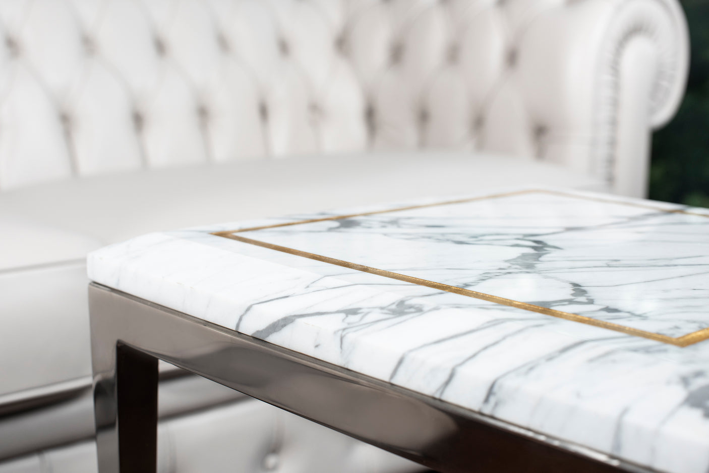 White Marble Coffee Table