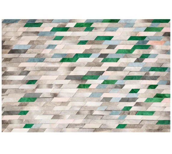 Astila Rug Rectangle - Teal & Emerald