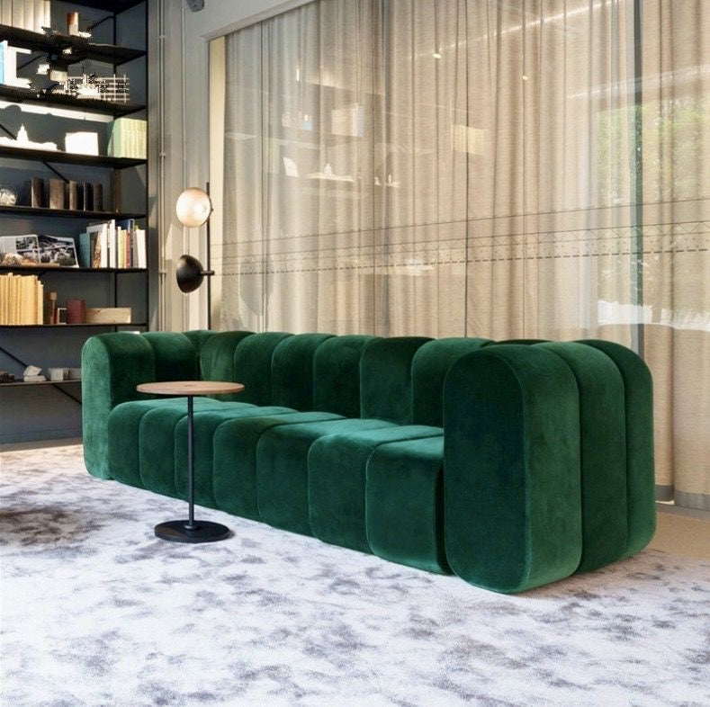 Nova Sofa & Modular Sofa system (Emerald Green Velvet)