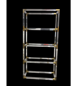 Ainsley Lucite Acrylic Open Bookcase - CUSTOMISE