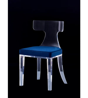 Cambridge Lucite Acrylic T-type Backrest Dining Chair - CUSTOMISE