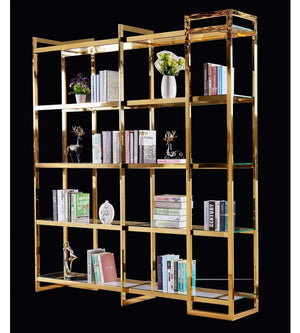 Harriott Rectangle Large Open Metal Bookshelf - CUSTOMISE