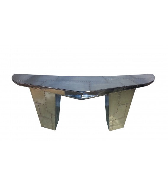 Aviator Aluminium Wing Desk (also in Brass Wrap*)