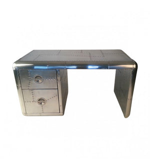 Bomber Aluminium Aviator Desk