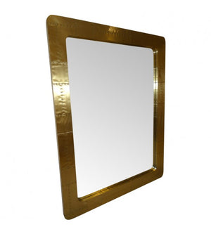 Large Rectangle Wall/Floor Aluminium Aviator Mirror (*also available in copper and polished brass)