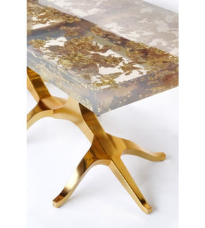 Billionaire Dining Table 24ct Gold-Leaf - CUSTOMISE