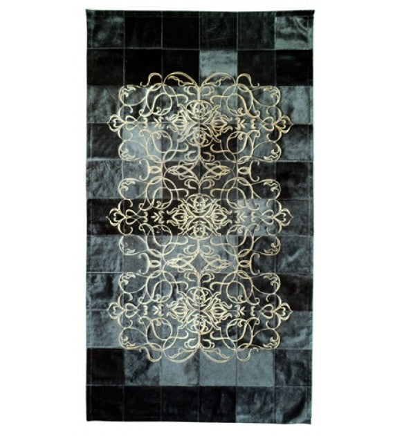 Filigrano Rug - Black/Gold