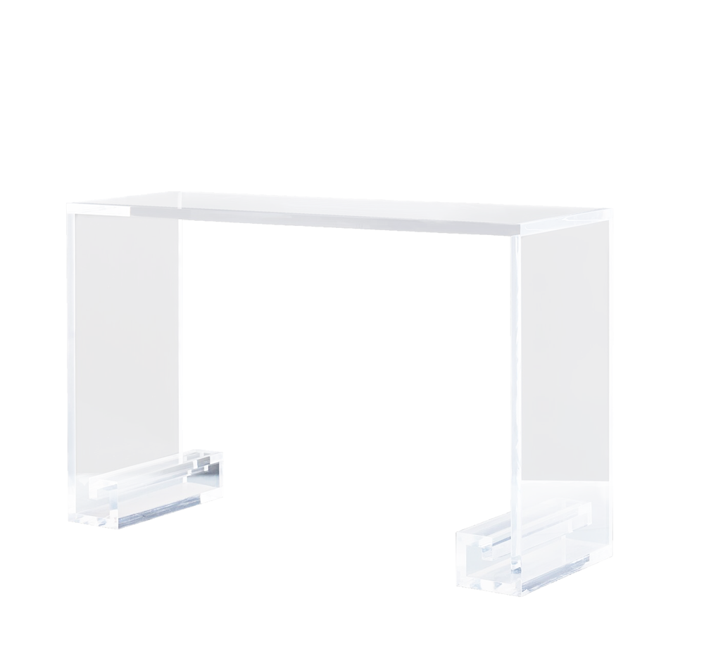 Cleopatra Lucite Acrylic Console Desk Table - CUSTOMISE