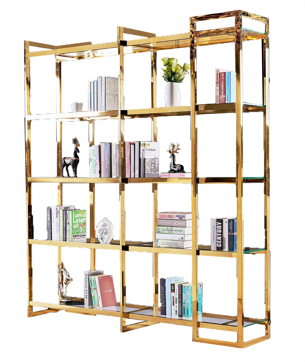 Harriott Rectangle Large Open Metal Bookshelf - CUSTOMISE