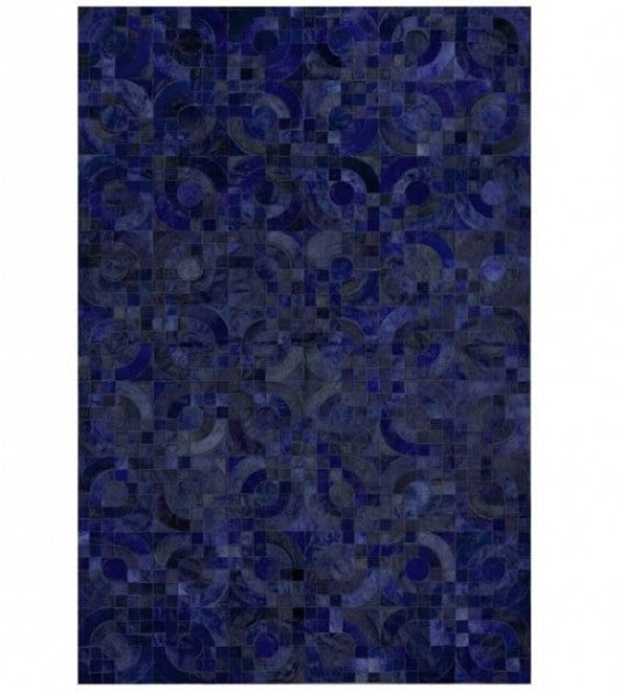 Optico Rug - Midnight Blue